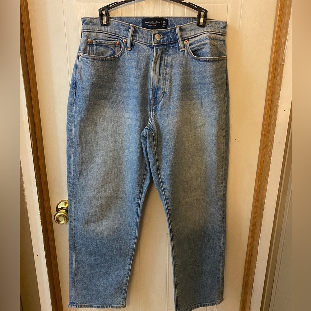 Abercrombie & Fitch Vintage Stretch Athletic Loose Jeans 31x27